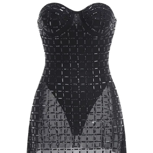 Verified Supplier Sheer Black Mini Dress Lace Ruffles Design | Alibaba.com