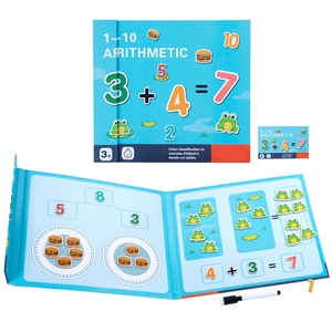 Vente en gros de papier éducatif précoce pour enfants 1-10 <span class=keywords><strong>livre</strong></span> d'arithmétique comptage de mathématiques dans les 10 <span class=keywords><strong>livre</strong></span> d'apprentissage <span class=keywords><strong>livre</strong></span> de calcul et de jeu - Product Image 1