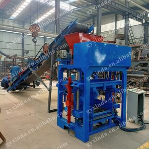 เครื่องทำบล็อกกลวงแบบอเนกประสงค์ กึ่งอัตโนมัติ เครื่องทำอิฐคอนกรีต เครื่องทำอิฐกลวง สำหรับโรงงานอิฐ - Product Image 2