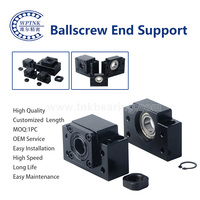 Haute qualité BK10 BF10 BK12 BF12 EK10 EF10 EK12 EF12 FK10 FF10 FK12 FF12 SFU Kit vis à billes extrémités fixes unité de Support roulement à billes