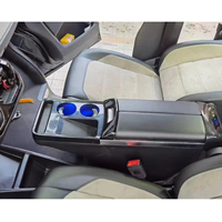 Volkswagen Multiv T6 avec accoudoir ABS à position avant et réfrigérateur à compresseur KAIlUWEI Modification de la boîte de rangement centrale