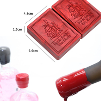 Blocs de cire à sceller pour bouteilles de vin et de spiritueux, pour éviter l'évaporation de l'alcool et assurer un stockage longue durée du vin