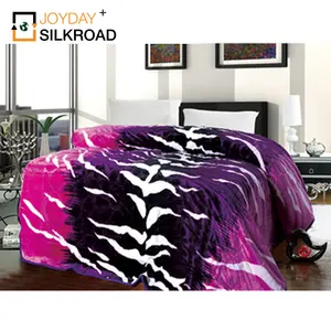 100% Polyester Faux Fur Design 220 X 240 Cm 4.2 Kg Thick Heavy Winter Mora Blanket For Bedroom