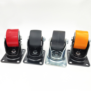 SQ Castor 2 "Zoll Low Profile Lenkrad Pfund drehbare Nylon-Ober platten rollen Hochleistungs-Rizinusöl Pharma qualität - Product Image 2