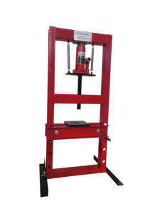 Presse hydraulique d'atelier en acier à cadre en H 6T, presse de garage pratique avec table de travail réglable en hauteur, plaques pour crics de voiture - Product Image 3