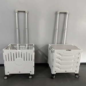 Vật Nuôi Gấp Mua Sắm Giỏ Hàng 4 Bánh Xe Dễ Dàng Có Thể Gập Lại Du Lịch Giỏ Hàng Mèo Con Chó Có Thể Tháo Rời Có Thể Tháo Rời Lưu Trữ Di Động Xe Đẩy Con Chó Con Đi Bộ - Product Image 6