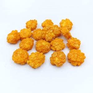 Craquelins de riz frit semi-doux, <span class=keywords><strong>sans</strong></span> <span class=keywords><strong>gluten</strong></span>, saveur fromage, petites boules, pour la vente en gros aux distributeurs de produits alimentaires en vrac - Product Image 3