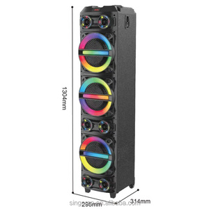 ZQS8315 Altoparlante Bluetooth per Feste con Cabinet in Legno da 8 Pollici, Audio Professionale per <span class=keywords><strong>Home</strong></span> Theater, Karaoke e DJ - Product Image 2