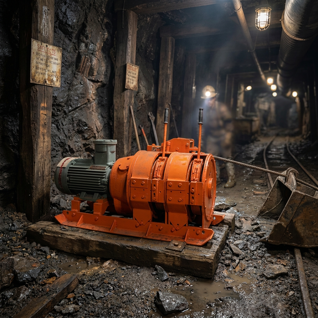 Industrial Scraper Winch Mining Equipment for Underground Mine Ore Scraping and Transportation