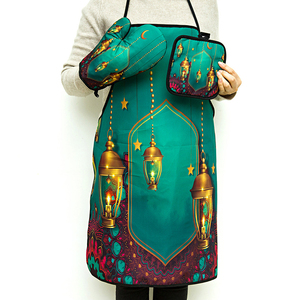 Eid <strong>Mubarak</strong> Kitchen Apron Sets <strong>Ramadan</strong> <strong>Gift</strong> Sets Muslim Islamic Kareem Cooking Baking <strong>Ramadan</strong> Apron for <strong>Ramadan</strong> Decorations - Product Image 4