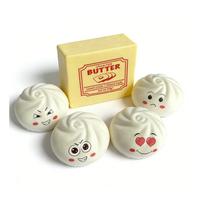 Ensemble de jouets anti-stress réalistes en mousse PU souple à remontée lente, en forme de beignets, de beurre, de chocolat et de pain