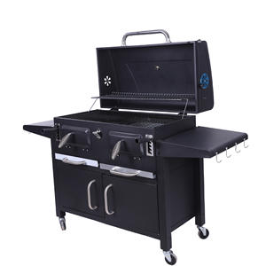 Grande <span class=keywords><strong>Barbecue</strong></span> à Charbon de Bois avec Armoire, Robuste, pour Extérieur, Installation Facile pour Jardin et Terrasse, Direct Usine OEM - Product Image 6