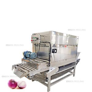 Haute efficacité 500 Kg/h chaîne oignon épluchage Machine ail élimination de la peau pour fruits et légumes - Product Image 3