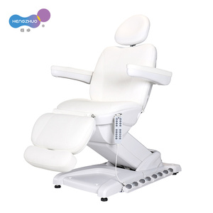 Lit <span class=keywords><strong>de</strong></span> soin électrique à 4 moteurs avec soutien lombaire à air pour les <span class=keywords><strong>soins</strong></span> du visage, <span class=keywords><strong>table</strong></span> <span class=keywords><strong>de</strong></span> traitement cosmétique pour Kosmetikliege - Product Image 1
