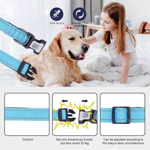 Icitekwan Smart <b>Dog</b> <b>Collar</b> With Qr Code Id Tag Reflective Adjustable Comfort Fit For <b>Small</b> <b>Dogs</b> - Product Image 5