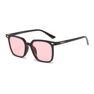 Lunettes de soleil rectangulaires Panthos, monture intégrale, verres miroir, unisexe, protection solaire tendance, protection UV 100%, modèle Clays - Product Image 1