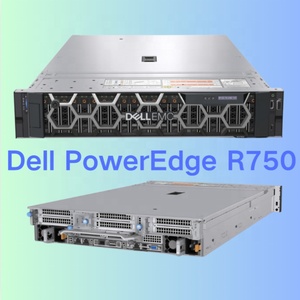 Servidor en Rack PowerEdge R750 2U, CPU Intel Xeon, Memoria DDR4 ECC/No ECC de 64 GB, Almacenamiento HDD/SSD de 8x3.5" y 24x2.5", Potencia de 800 W, en Stock - Product Image 1