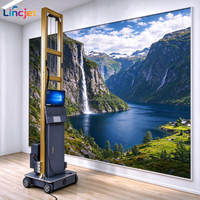 Alternatif Printer Wallpaper LINCJET LC-A2, Mesin Cetak Dinding UV untuk Dekorasi Langsung ke Dinding, Printer Langsung ke Dinding, OEM