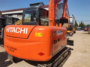 6 toneladas HITACHI fábrica venta Japón ZX60 Mini excavadora usada con buena calidad