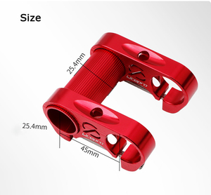 Litepro Super Light Hollow Double <strong>Stem</strong> 25.4MM Aluminum Alloy CNC Bicycle <strong>Stem</strong> for 412 SP8 <strong>Folding</strong> Bike Handlebar <strong>Stem</strong> - Product Image 5