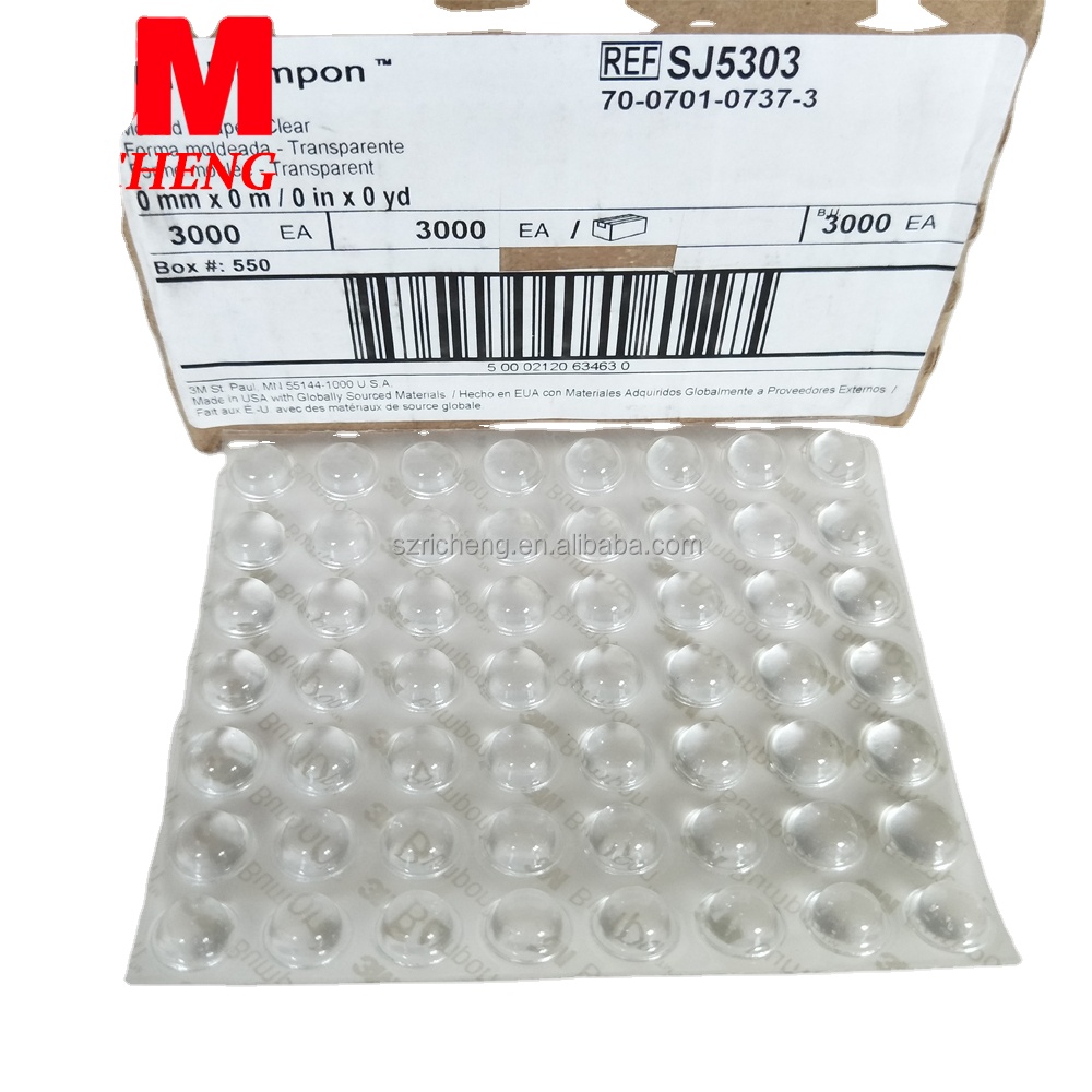 Прозрачные резиновые ножки 3M SJ5303 для противоскользящей защитной высокоэффективной самоклеящейся ленты, Силиконовая накладка, размер 3m, Нескользящие коврики