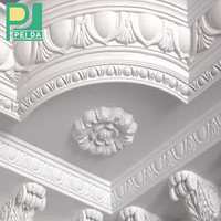 Designs de corniche en plâtre décorative pour toit