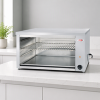 Salamandre électrique de comptoir professionnelle pour la fonte de fromage avec hauteur réglable pour restaurant
