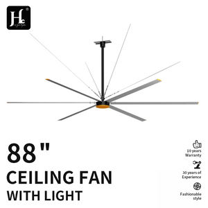 Ventilateurs hélicoptères HVLS à haut volume et basse vitesse de 24 pieds, 6 pales, 220V 1PH, 50 tr/min, pour le refroidissement des entrepôts, ventilateurs de plafond - Product Image 3