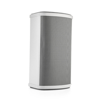 JBHKJ 5580 Sistema de Audio Profesional de 80W para Exteriores, Altavoz de Columna con Caja de Madera, Rango Completo de 100Hz-20kHz, 8
