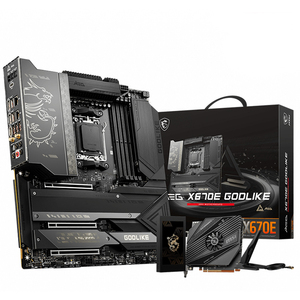 Tarjeta Madre para Juegos <span class=keywords><strong>MSI</strong></span> MEG <span class=keywords><strong>X670E</strong></span> GODLIKE E-ATX Compatible con Procesadores de Escritorio AMD AM5 Socket Ryzen7000 con Memoria DDR5 - Product Image 1