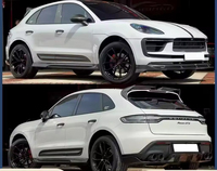 Nouveau Kit Carrosserie de Haute Qualité en Fibre de Carbone pour Macan 2022-2024 : Lame Avant, Jupes Latérales, Diffuseur Arrière, Spoiler et Pare-chocs Arrière – Amélioration du Design