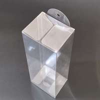 Boîtes d'emballage en plastique PVC transparent à faible MOQ, boîtes en plastique PET RPET, boîte d'emballage de vente au détail hautement transparente