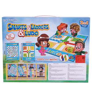 Jeu d'échecs volant multifonctionnel à double face <span class=keywords><strong>Tapis</strong></span> serpent <span class=keywords><strong>pour</strong></span> l'éducation précoce des enfants Jouet de fête en plastique <span class=keywords><strong>Cartes</strong></span> à <span class=keywords><strong>jouer</strong></span> anglaises deux en un - Product Image 3