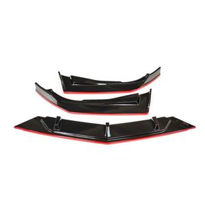 Welta – Lot de 3 séparateurs de pare-chocs avant noirs en ABS+PP, fixation par boulons pour attelage de remorquage, ajustement parfait à 100 % pour Brio DC 2018-2023 - Product Image 5