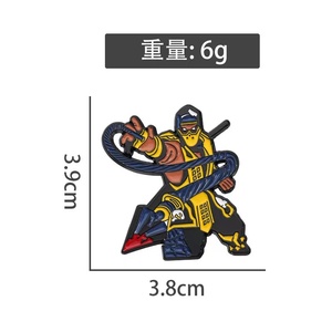 En gros, épingles en émail en alliage métallique à motifs de personnages de films et de dessins animés populaires, pour Halloween, la Fête nationale, les fêtes d'anniversaire et l'anime - Product Image 6