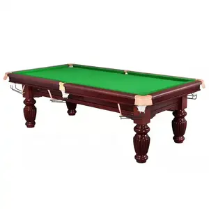 Caz ev İngiliz standart yetişkin Snooker bilardo masa koruyucu kılıf ile kapalı masa