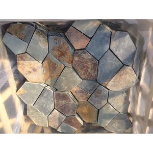 <span class=keywords><strong>Santa</strong></span> <span class=keywords><strong>Barbara</strong></span> 2,75 mq. Piastrella in Ardesia Naturale a Maglia per Pavimentazione Esterna - Product Image 6