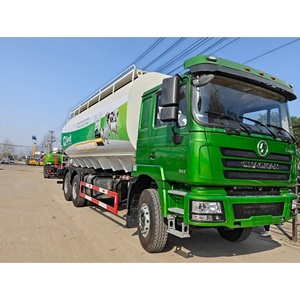 รถบรรทุกขนส่งอาหารสัตว์แบบใหม่เอี่ยม Shacman 6x4 32CBM สำหรับขาย - Product Image 3