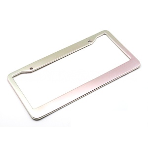 Cadre de plaque d'immatriculation de voiture, vente en gros de cadres de plaque d'immatriculation en alliage d'aluminium standard américain - Product Image 1