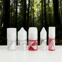 10ml 20ml 30ml Squeeze Jus Bouteilles En Plastique PET Flacon compte-gouttes avec Bouchon Plat/Bouchon D'aiguille