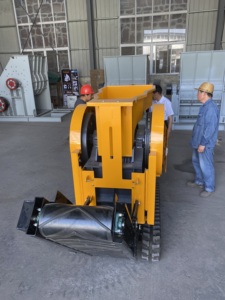 Concasseur à mâchoires diesel Jintai, hydraulique, portable, pour pierre/minerai/guyenne, avec moteur à roulement, pour ligne de concassage de construction, haute performance - Product Image 4