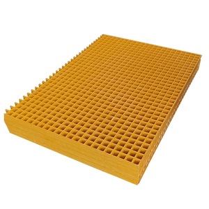 Grille en FRP de qualité supérieure résistante à la corrosion, en fibre de verre pultrudée avec service de découpe anti-feu, utilisation industrielle, surface lisse - Product Image 5