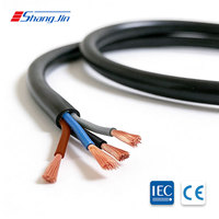 Câble d'extension d'alimentation flexible RVV 4*1 MM avec conducteur en cuivre toronné, isolation en PVC pour appareils électroménagers
