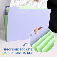 Carpeta de Archivos Reutilizable y Duradera Directo de Fábrica, Gran Capacidad, Multifuncional, Tipo Acordeón A4 para Cuadernos de Trabajo y Papeles de Prueba