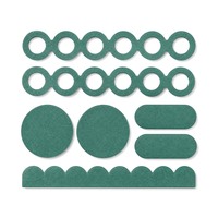 Joint d'isolation en papier d'orge vert découpé, feuille isolante électrique basse tension auto-adhésive pour carte de circuit OEM ODM