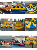 Bateau banane gonflable de sport nautique, Tube de Ski nautique, bateau de salon Twister, vente en gros