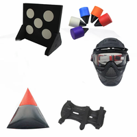 Visières de tir en silicone – Équipement de jeu de tir à l'arc étanche et durable pour les sports de plein air et l'exercice quotidien