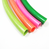 Tuyau d'arrosage de jardin professionnel durable de 3/4 pouce, léger, flexible, moulé, plusieurs couleurs, PVC