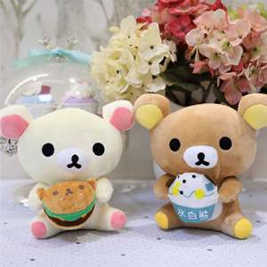 8 "Rilakkuma Bär Kuscheltiere Kinder Geschenke Beliebte Süße Zeichentrick figur Plüschtiere Klaue Maschinen puppen - Product Image 6