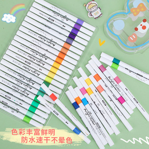 Marqueurs acryliques Zhongchang 36 couleurs, pointe souple opaque, fournitures artistiques pour enfants, dessin et peinture - Product Image 2
